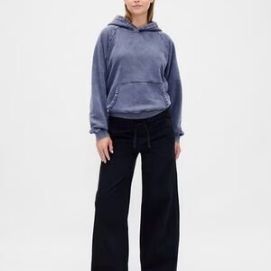 GAP Black Wide Leg Maternity Jeans